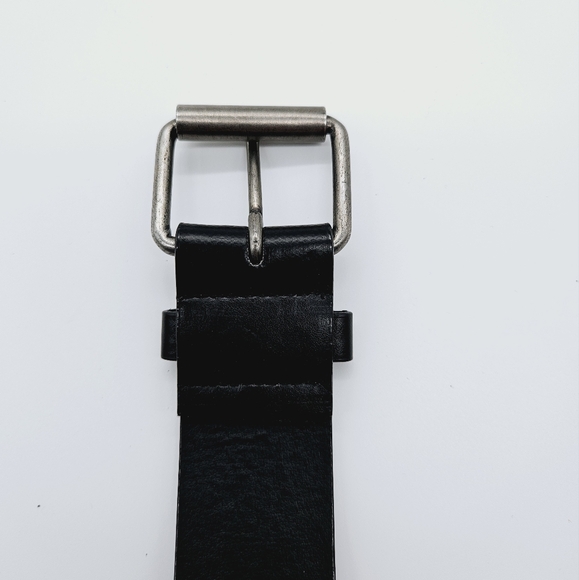 Glow-in-the-dark rockstud pyramid stud punk rock goth emo grunge belt M/L - Picture 4 of 7